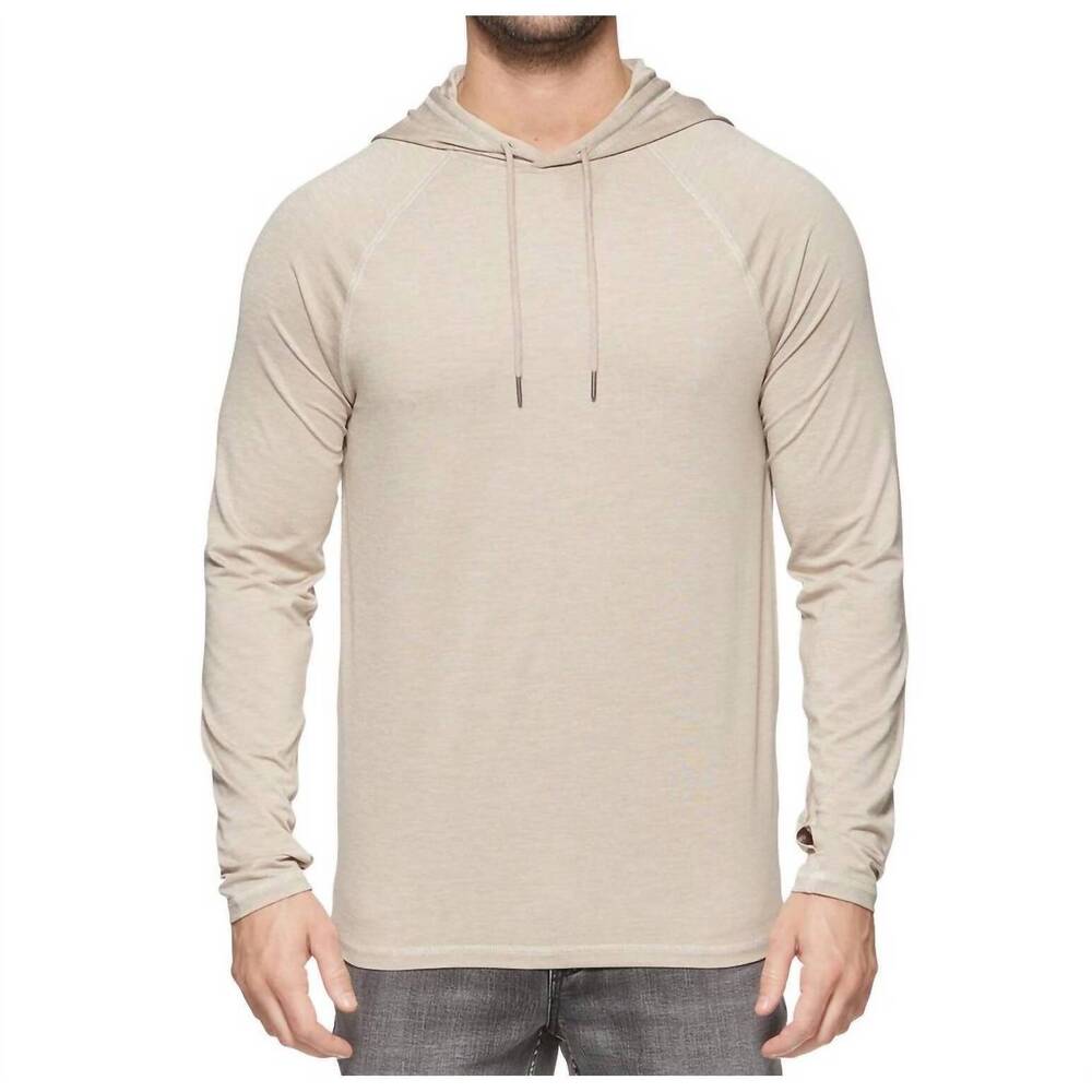 NEW FLAGS & ANTHEM vick performance hoodie in oat